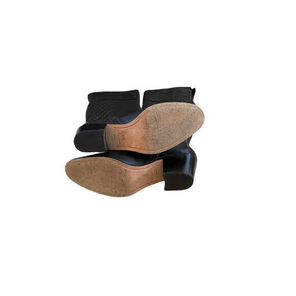 Cole Haan Everly Boots Black Size 6.5 Stealth Wealth Preppy Equestrian Classic - Picture 13 of 15